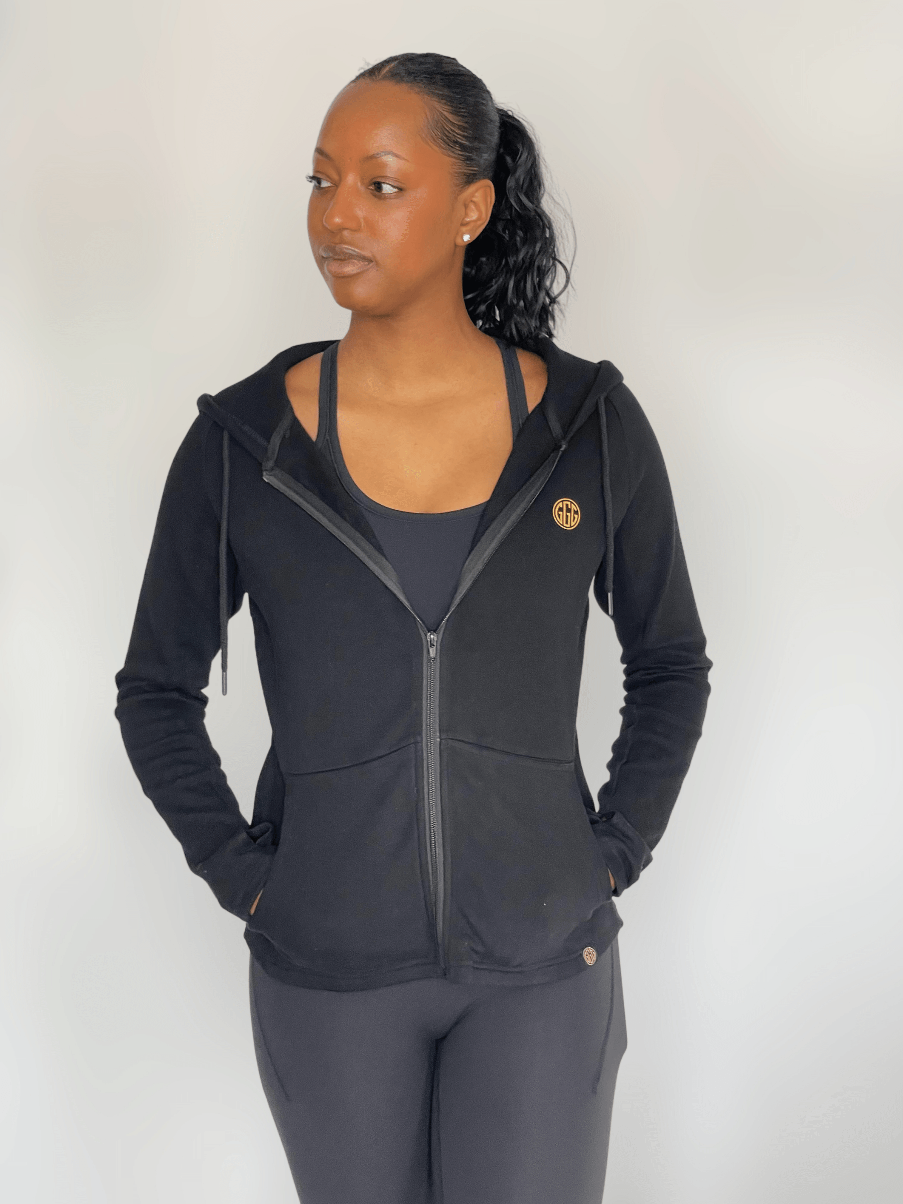 Womens Zip  Hoodie - GGG Activewear