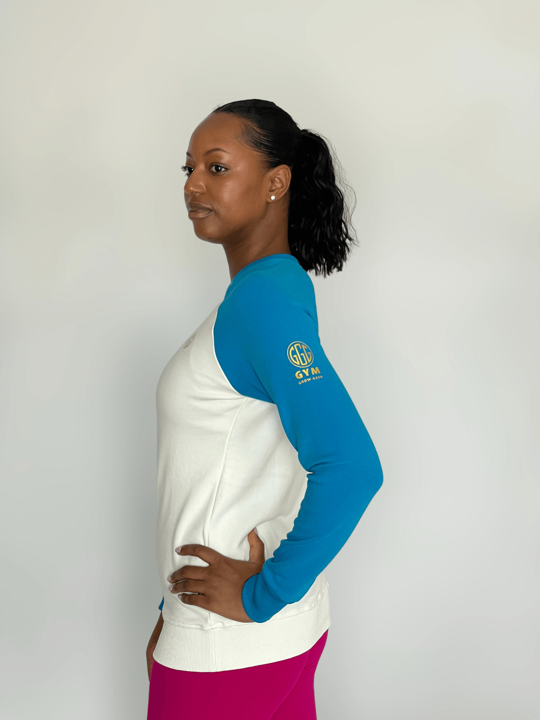 Womens Crewneck Sweater L Blue